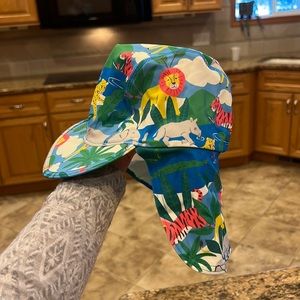 Sun safe swim hat